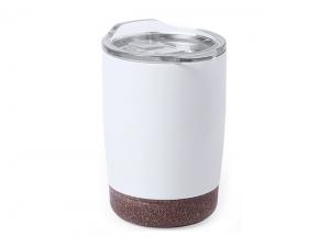 Double Walled Stainless Steel Cups With Cork Base (380ml)