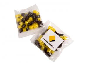 Corporate Coloured Humbugs Bags (50g)