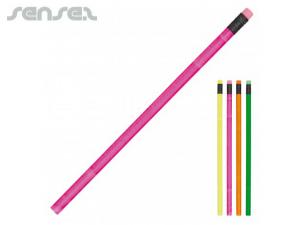 Neon Pencils With Eraser