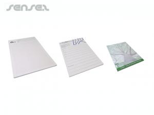 Custom standard A6 notepads