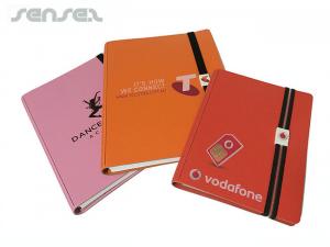 A6 recyceltem Leder Notebooks und Clip Gedruckt