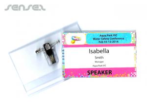 Business Card Size Badge