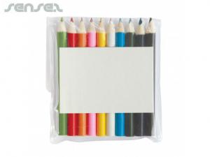 Jux 10 Coloured Pencils