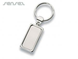Nix Metall Rechteck Keyrings