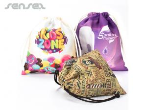 Polyester Gift Bags With Drawstring On Top (Small)