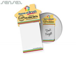 Magnetic Notepad for Fridge - House (Full Colour)