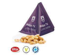 Printed Pyramids Filled With Peanuts (15g)