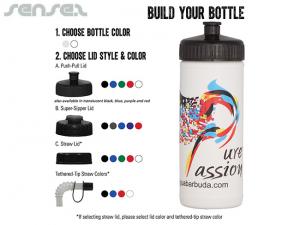 Full Colour BPA Free Water Bottles (500ml)