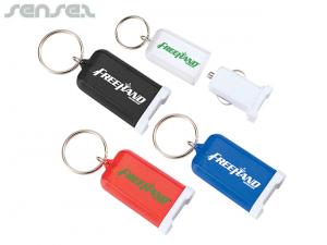Atom Car Charger Keyrings