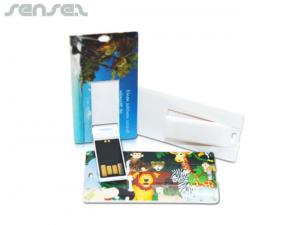 Super Slim Card USB Sticks (4GB) - Slim/Narrow Version