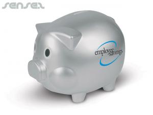 Silver Piggy Banks