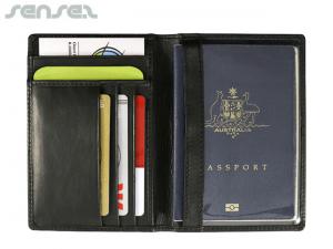 Hugo Leather RFID Passport Wallets