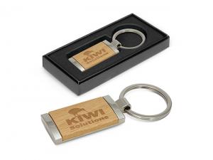 Jasper Eco Oak Silver Keyrings