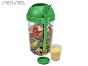 Salad Lunch Crisp Containers With Folk (950ml)
