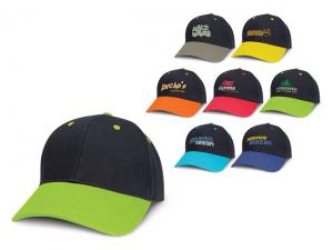 Brooklyn Coloured Peak Caps