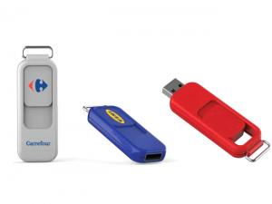 Schieberegler Kunststoff USB Sticks