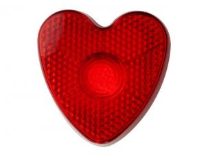 Flashing Heart Safety Lights