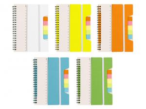 Stat Notebooks mit Lineal und Post-It