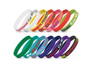 Embossed Silicon Event Wrist Bands