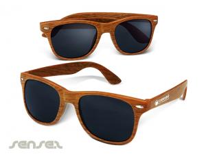 Miami Bamboo Look Sunglasses