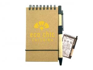 Eco Stone Paper Notizblöcke mit Stift
