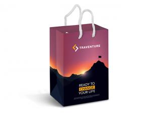 Laminated Colour Printed Paper Bags (Small)