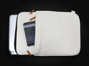 Unbleached Cotton 15" Laptop Tablet Sleeves