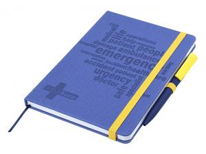 Linen Debossed Custom Notebooks (A5)