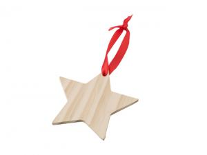 Wooden Star Shaped Ornaments
