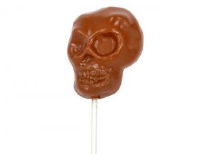 Chocolate Candy Skull Lollipops