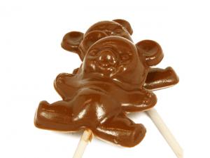 Schokoladen-Koala-Bären-Lutscher