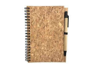 Eco Cork Cover Notebooks mit Stift