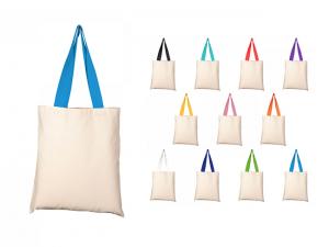 Accent Coloured Cotton Tote Bags