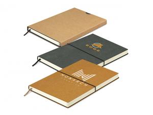 Recycelte Softcover-Notizbücher aus Öko-Leder (A5)