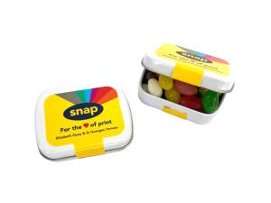 Rectangle Hinge Tins Filled With Jelly Beans (30g)