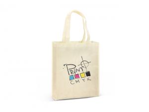 Natural Look Non Woven Tote Bags With Gusset