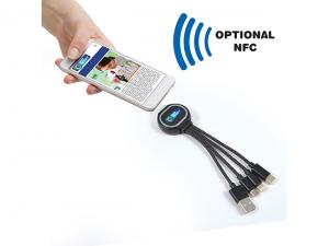 Geflochtene LED- und NFC-Ladekabel