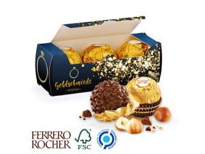 Ferrero Rocher Pralinen in bedruckter Geschenkbox (3 Stück)