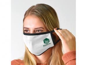 Gesichtsmasken aus weißer Baumwolle - 3 Schichten (150 g / m²)