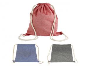 Melange Dyed Drawstring Backpacks