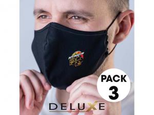 Pack Of 3 Luxe Cotton Face Masks (180gsm)