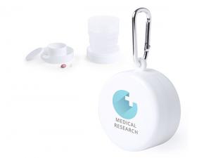Collapsible Cups With Integrated Pill Holder (220ml)