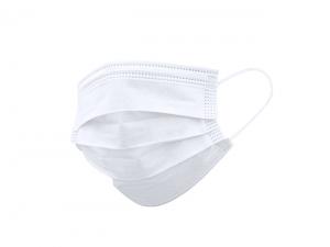 Hygienische 3-lagige weiße Einweg-Gesichtsmasken (UNBRANDED)