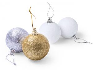 Custom Printed Christmas Baubles (6Pcs)