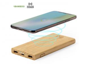 Eco Bamboo Wireless Chargers - Rectangular (6000mAh)