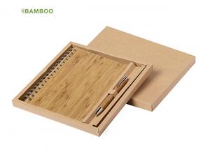 Bambus Spiral Notebook und Stift Geschenksets (A5)