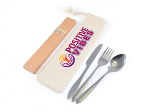 Stainless Steel Cutlery Sets With Straws