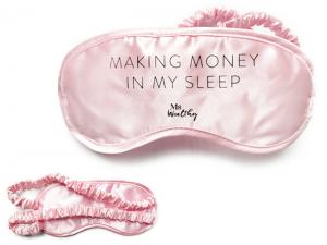 Sleeping Masks with Fabric Covered Straps