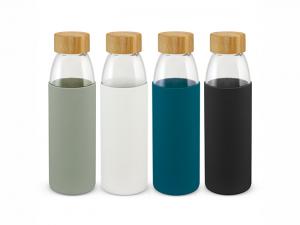 Batida Glass Drink Bottles With Silicone Sleeve (500ml)