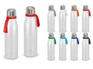 Glass Drink Bottles With Silicon Handle (600ml)